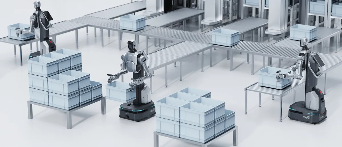 Robot Cruzr Y1 ob proizvodni liniji