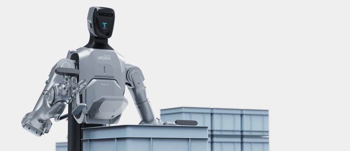 Roka robota Cruzr Y1 z zabojem v prijemalu